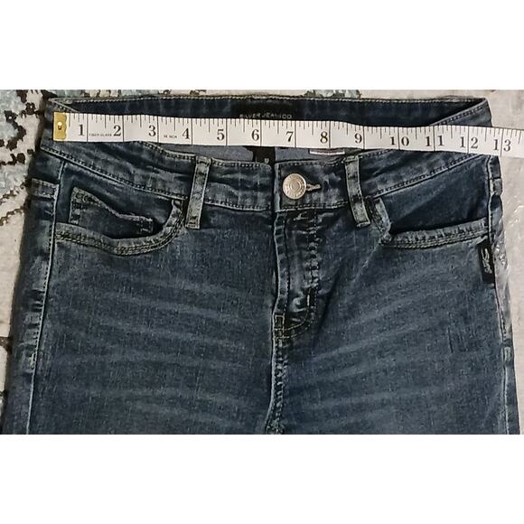 Silver Jeans co Girls Bundle light wash Sasha skinny & Tammy bootcut Both sz 10 - Picture 8 of 12